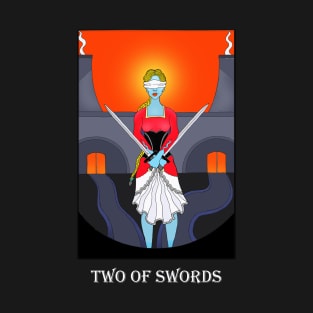 2 of Swords T-Shirt