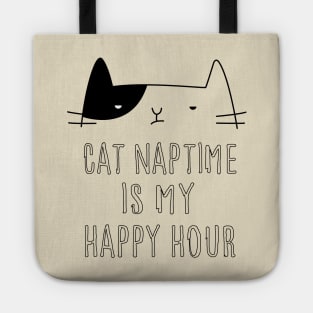 Cat Naptime Is My Happy Hour Tote