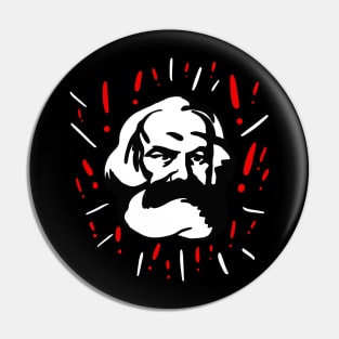 Karl Marx Exclamation Marks Pin