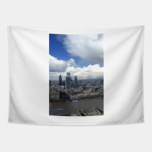 London City Skyline Cityscape England Tapestry