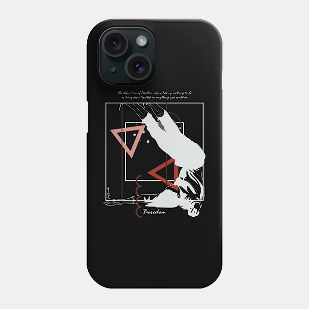 Boredom version 6 Phone Case by Frajtgorski