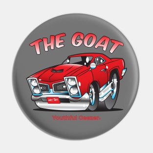 The Goat Cartoon Car Toon Pin