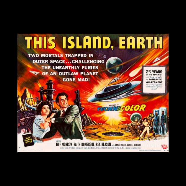 Classic Sci-Fi Movie Lobby Card - This Island Earth by Starbase79