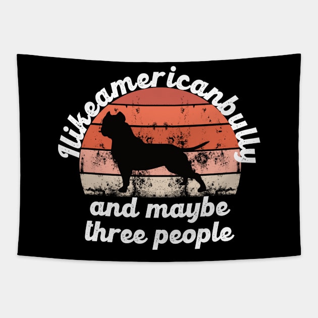 i like american bully and maybe three people Tapestry by hatem