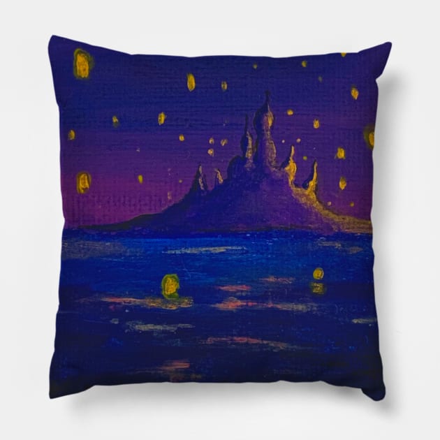 Rapunzel Pillow by ArtbyDJV