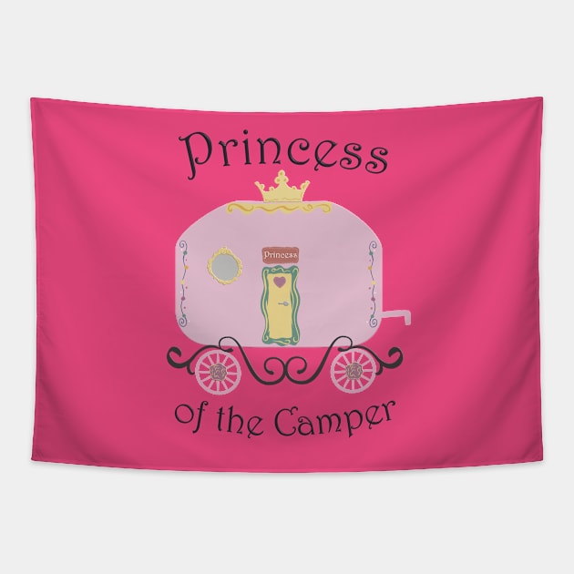 Princess of the Camper Tapestry by mauipilialoha