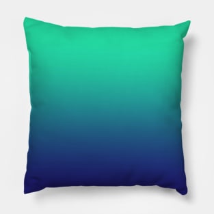 blue white green texture art Pillow