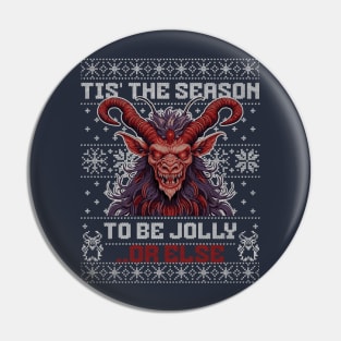 Krampus Tis The Season To Be Jolly Or Else Pin