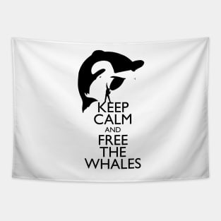 Free The Whales Tapestry