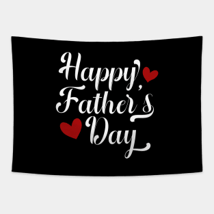 Simple Happy Father's Day Calligraphy Tapestry