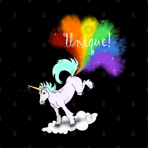 unique unicorn fart by Fickle and Fancy