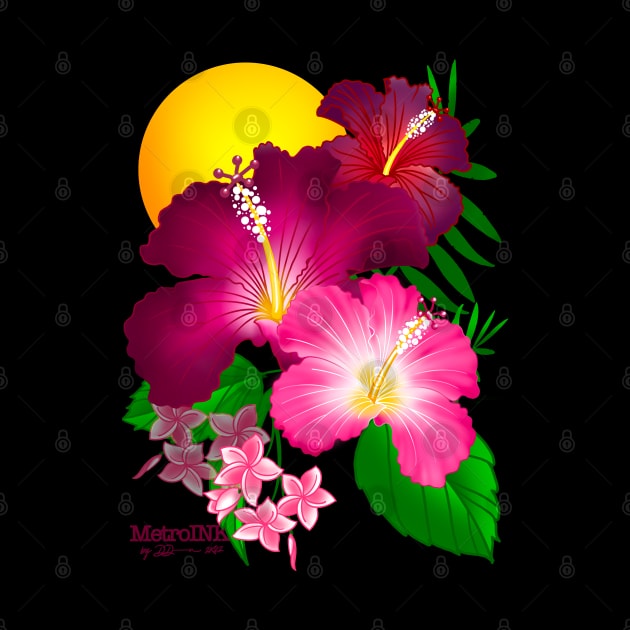 Hibiscus Paradise by MetroInk