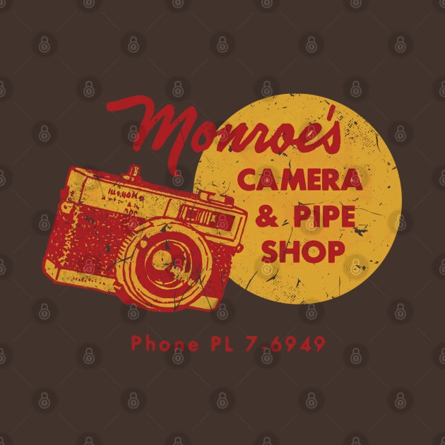 Monroe's Camera and Pipe Shop by retropetrol