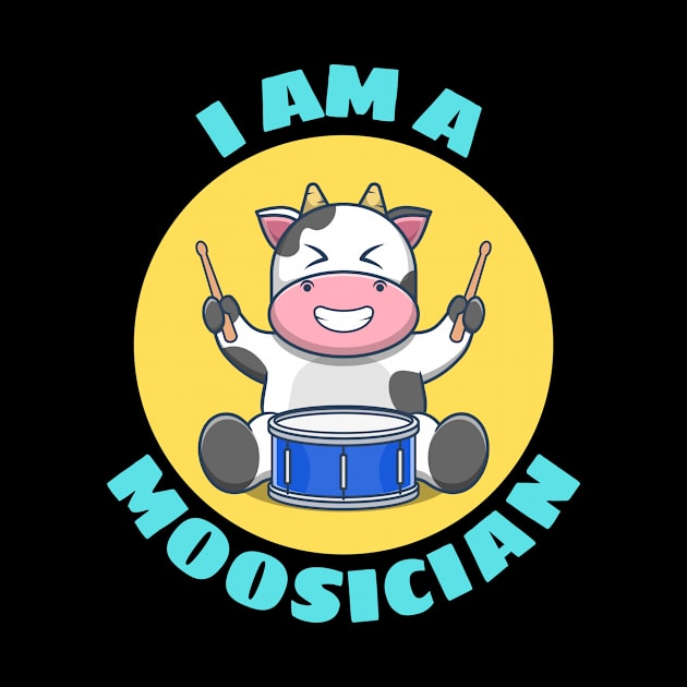 I Am A Moosician | Cow Pun by Allthingspunny