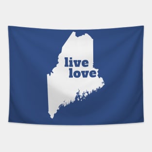 Maine - Live Love Maine Tapestry