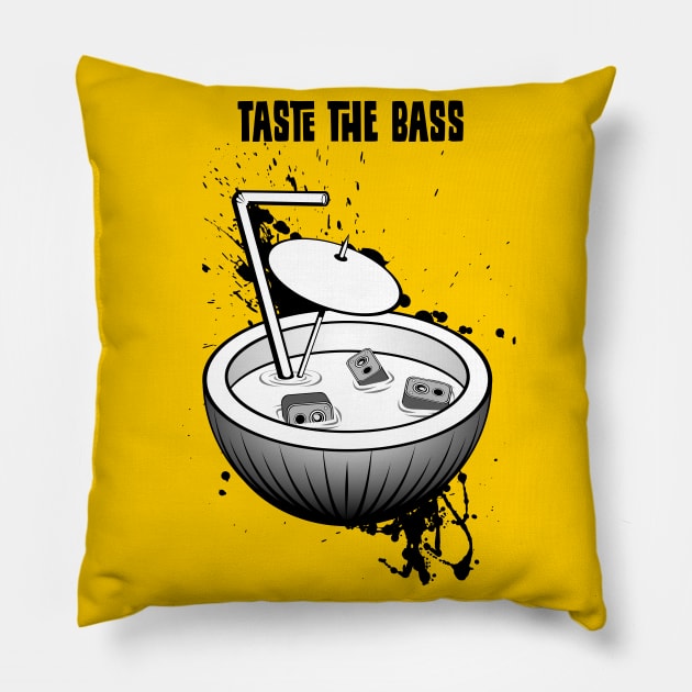 Taste the Bass Pillow by AlterAspect