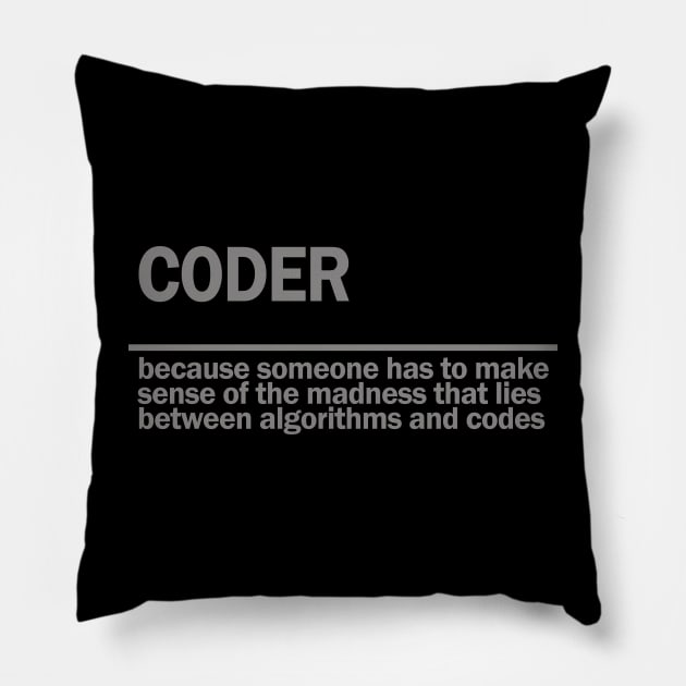 coder Pillow by the IT Guy 