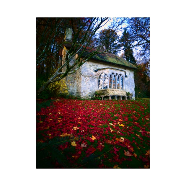 The Gothic Cottage. Stourhead Landscape Gardens by JonDelorme