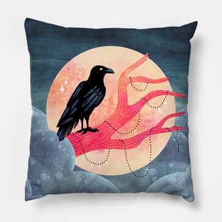 Raven Moon Pillow