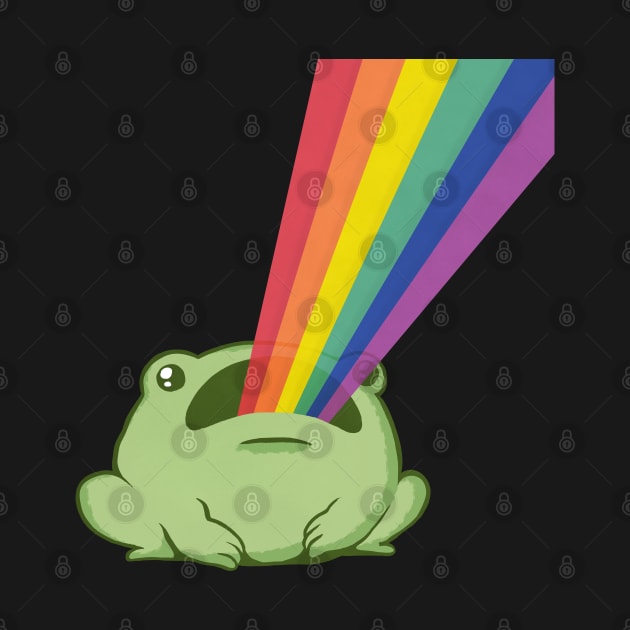 Rainbow frog by popcornpunk