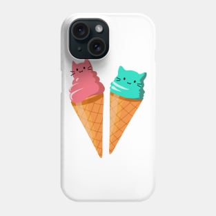 Ice Cream Cats Phone Case