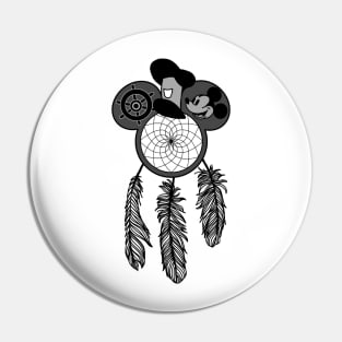 Steam Boat Dream Catcher Pin