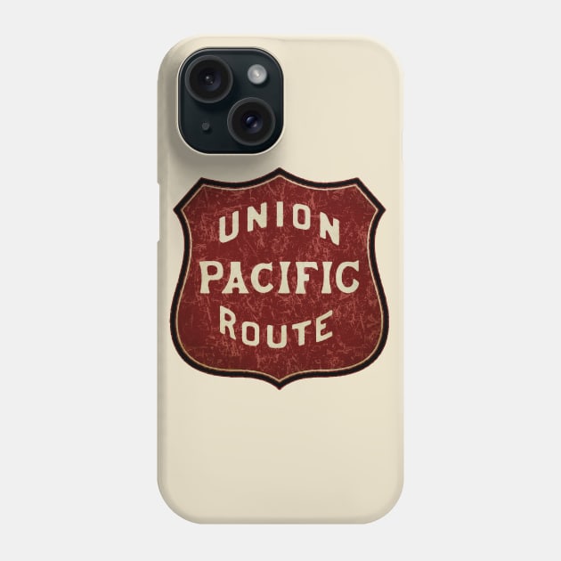 Union Pacific Route Phone Case by Midcenturydave