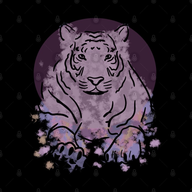 Purple tiger by Antiope