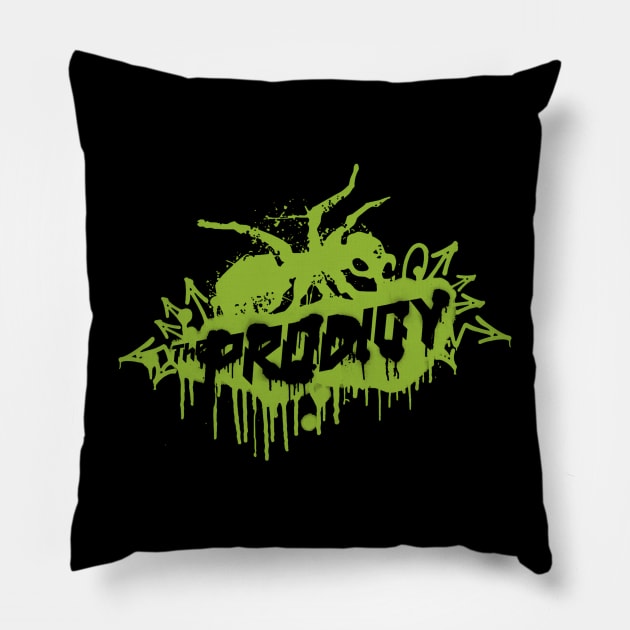 Green Spider Pillow by Triple Topper