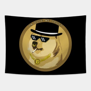 Gangster Doge Tapestry