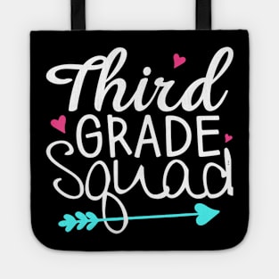 Third Grade Squad 3rd Teacher Student Team Back To School Tote