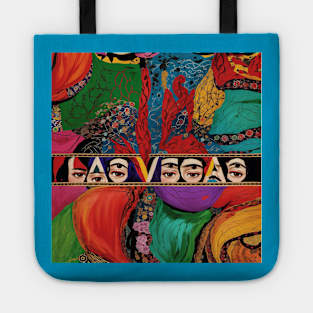 Las Vegas Hidden in Abstract Art Tshirt Tote