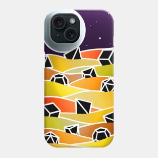 Dice in Waves - Sandstorm Phone Case