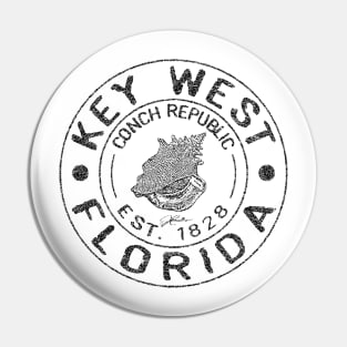 Key West, Florida, Conch Republic, Est. 1828 Pin