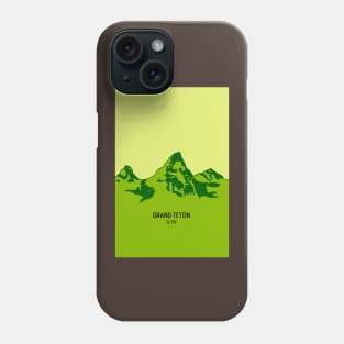 The Tetons in Grand Teton National Park Phone Case