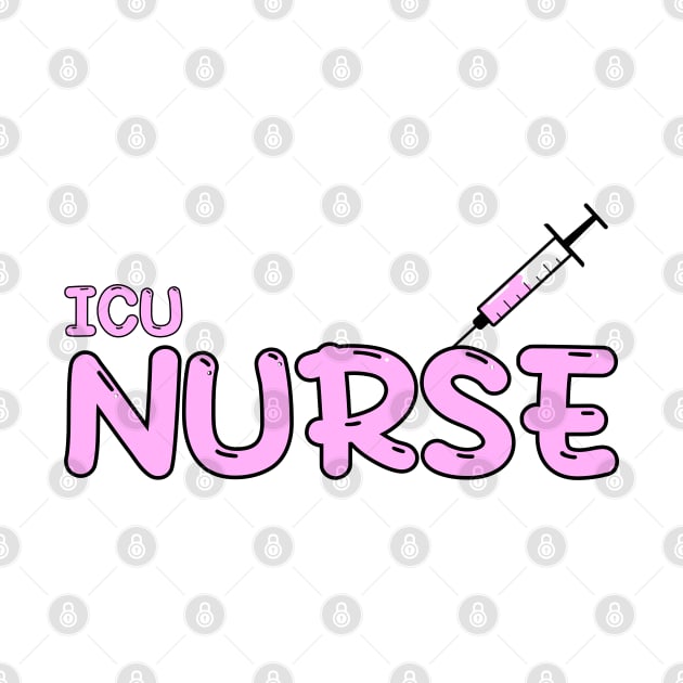 Intensive Care Unit (ICU) Nurse Pink by MedicineIsHard