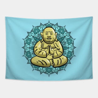 Golden Buddha Tapestry