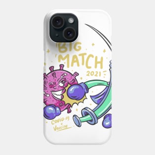 Vaccine vs Covid Phone Case