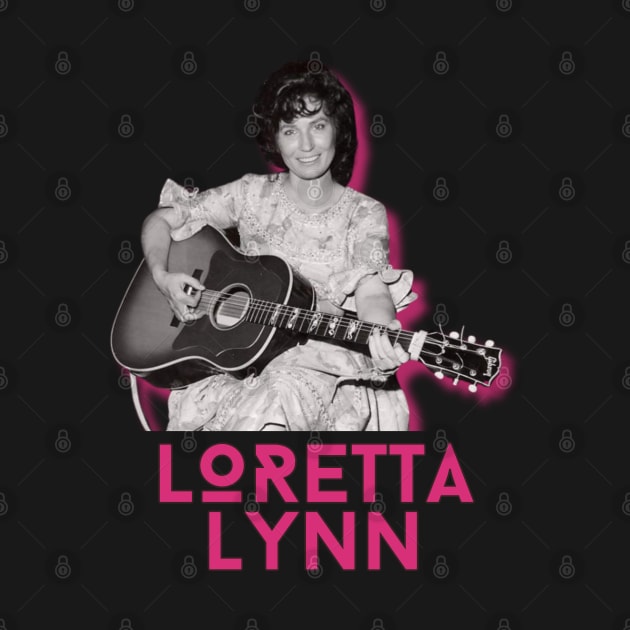 Loretta lynn\\original retro fan art by MisterPumpkin