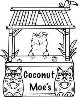 The Original Coconut Moe Magnet