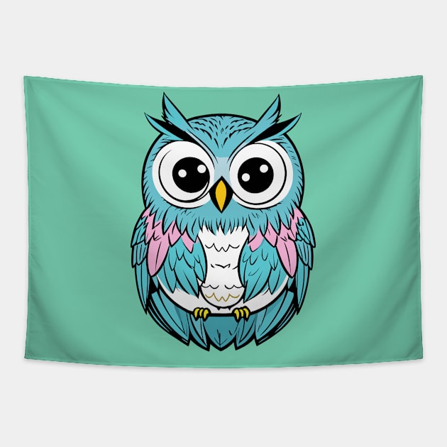 Kawaii Mr. Owl 12 Tapestry by Orange-C