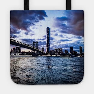 Sunset Skyline Dumbo Brooklyn NYC Tote