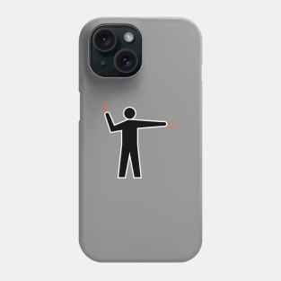 Airplane Marshaller RIGHT Signal Phone Case