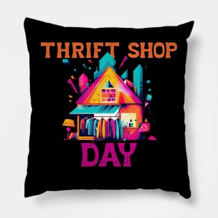 Thrift Shop Day Thrifter's Paradise Pillow