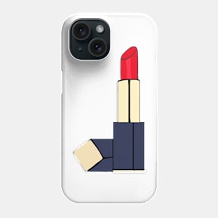 Lipstick tee, Makeup T-shirt, Lipstick T-shirt, Makeup tee, Makeup illustration, Womens tee, Girly tee, Girly T-shirt, Makeup artist tee Phone Case