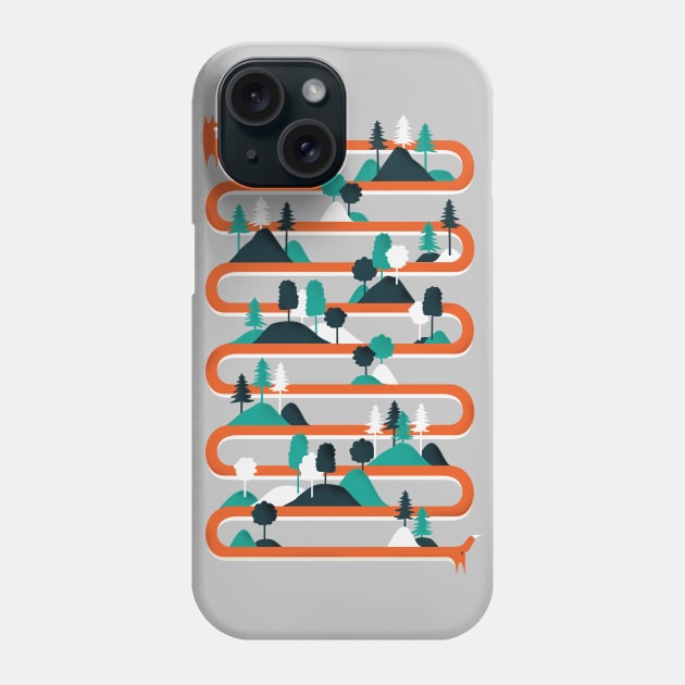 foxy stripes Phone Case by astronaut