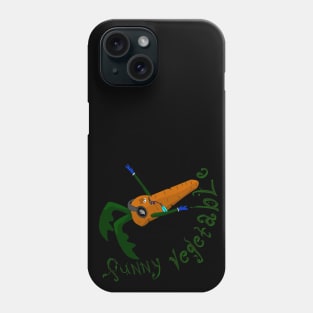 carrot-funny vagetable Phone Case