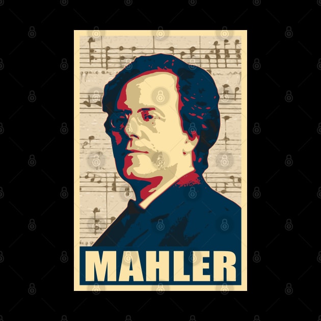 Gustav Mahler musical notes by Nerd_art