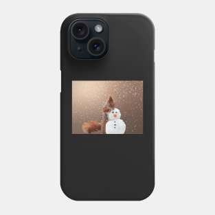 Snow Squirrel Phone Case