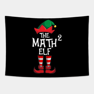 Math Elf Matching Family Christmas Tapestry